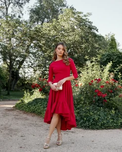 Miphai Vestido París Rojo