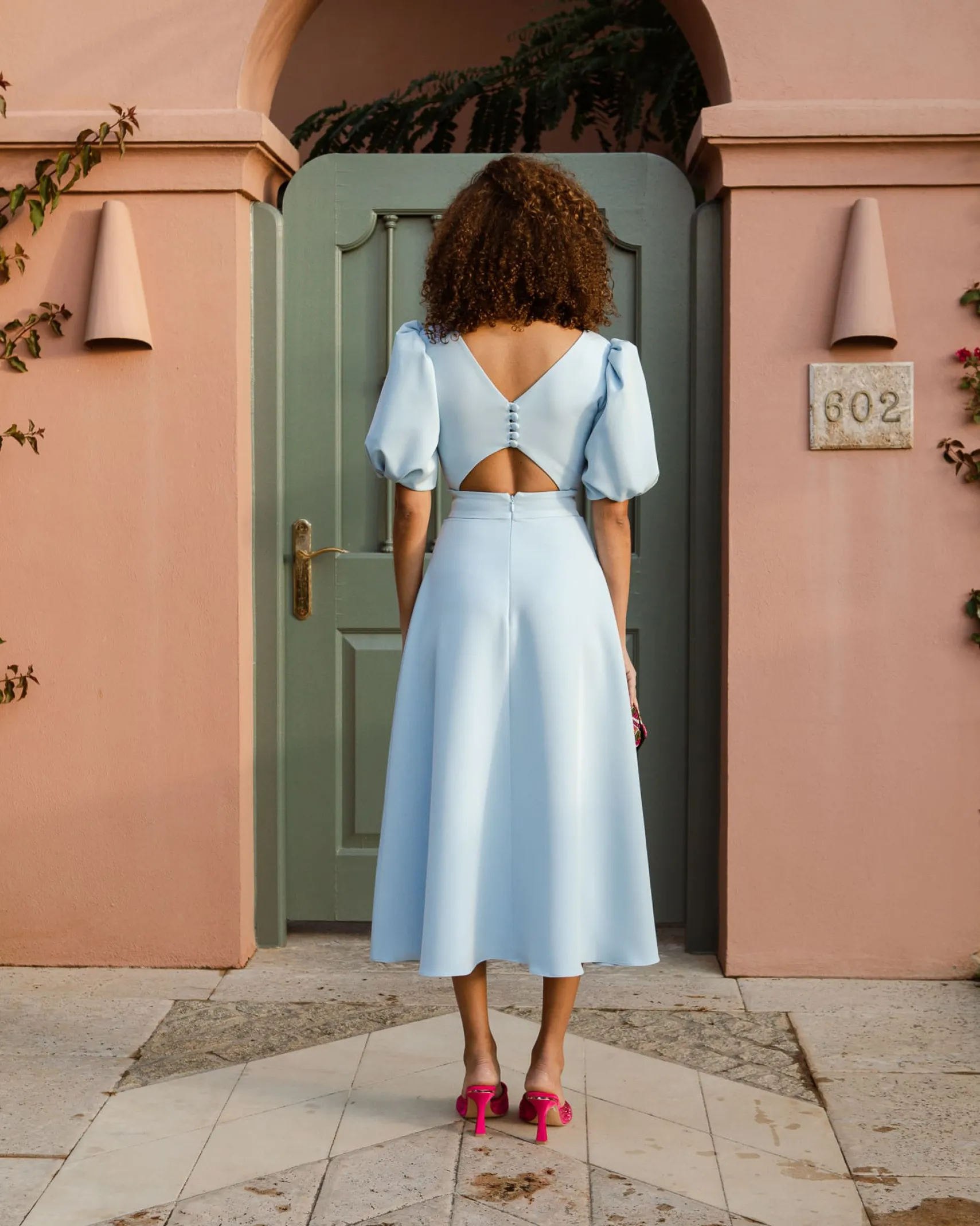 Miphai Vestido Sol celeste