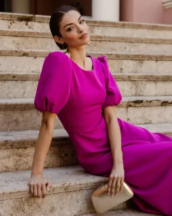 Miphai Vestido Sol magenta
