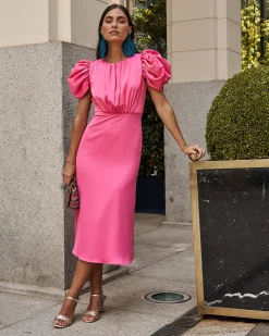 Miphai Vestido Sophie Rosa Chicle