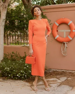 Miphai Vestido Tati naranja